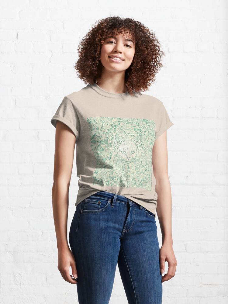 Alternate view of Cold—Warm Cat Classic T-Shirt