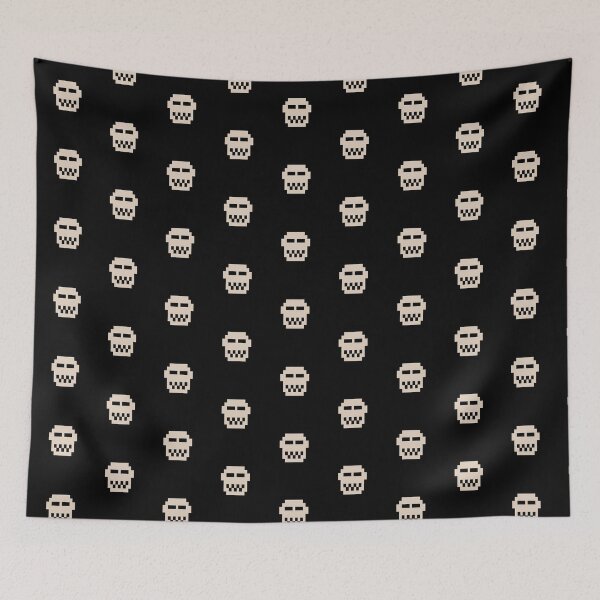 Item preview, 8 Bit Pixel Skull (Halloween - Ver. 3) designed and sold by AbsurdlyEpic.