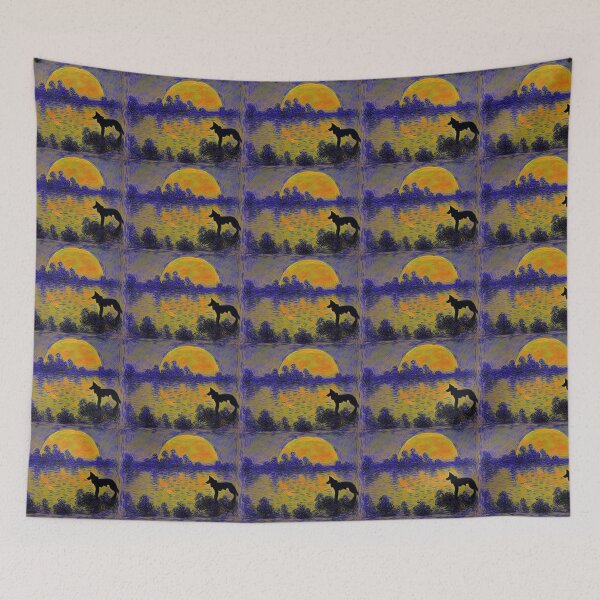 Item preview, Wolf Under Hunter's Moon designed and sold by Hyperian-Maker.