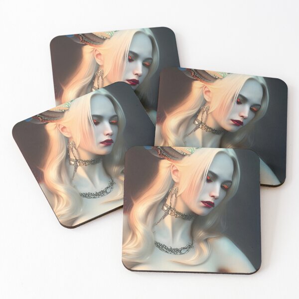 Item preview, Sexy Blonde Vampire Alluring Seductress Mesmerizing Artwork designed and sold by Eliteijr.