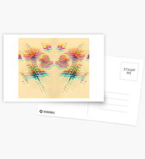 Floral Glitch IV Postcards