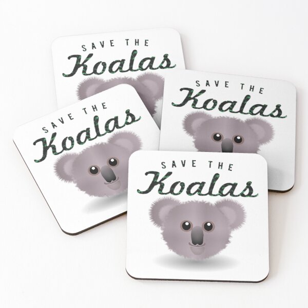 Item preview,  Save the koalas hats, save the koalas shirts, save the koalas phone cases, save the koalas dress, save the koalas backpack, save the koalas shirts for lovers koala  designed and sold by Poussyarts.