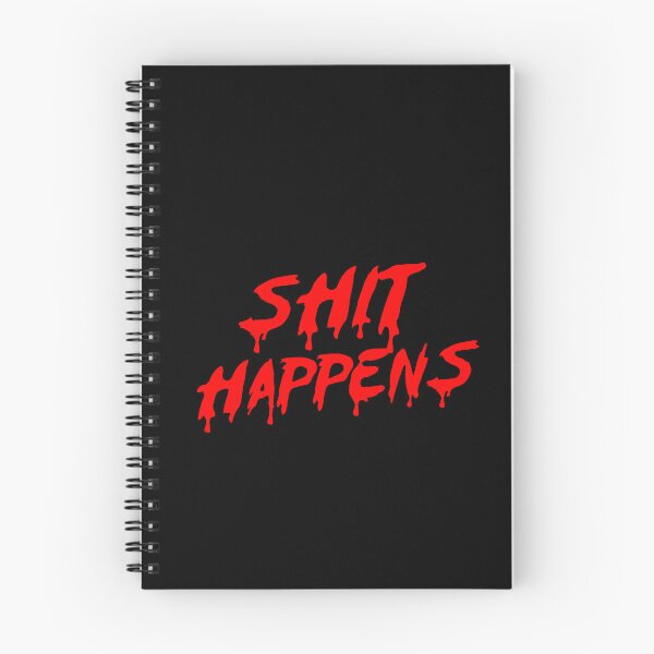 Item preview, SHIT HAPPENS IN RED designed and sold by angelisart.