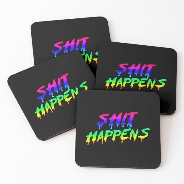 Item preview, SHIT HAPPENS IN RGB designed and sold by angelisart.