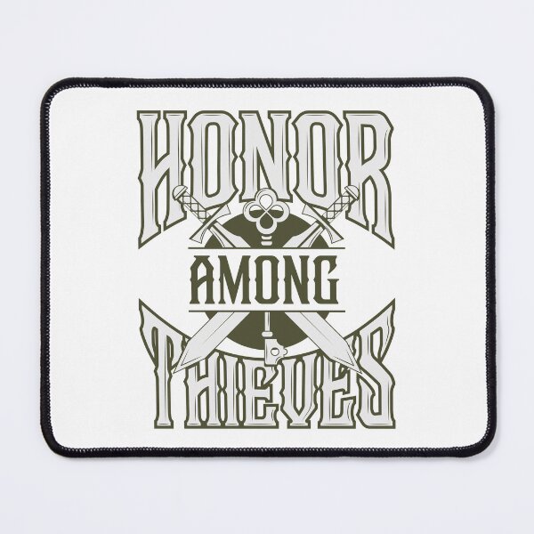 Item preview, Honor Among Thieves Green Vintage Text Swords and Key designed and sold by wolfkin-design.