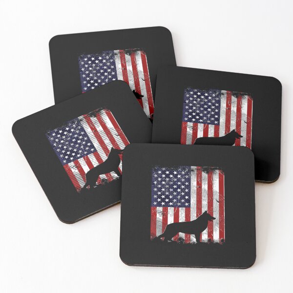 Item preview, America Flag German Shepherd Vintage K9 Dog Patriotic Tee Gift Love designed and sold by BargerStore.