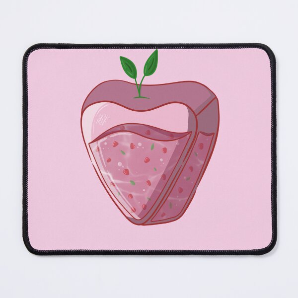 Item preview, Aesthetic Kawaii Strawberry Drink Art designed and sold by GraphicsByGabby.