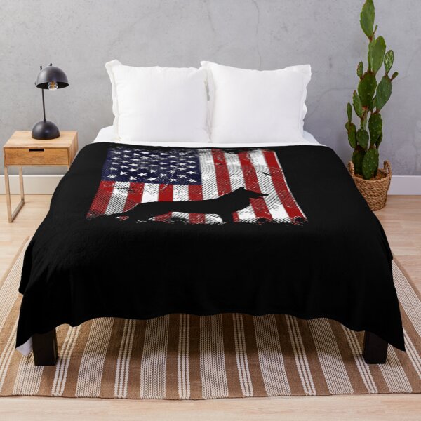Item preview, America Flag German Shepherd Vintage K9 Dog Patriotic Tee Gift Love designed and sold by BargerStore.