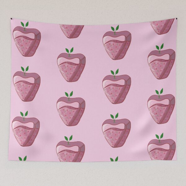 Item preview, Aesthetic Kawaii Strawberry Drink Art  designed and sold by GraphicsByGabby.