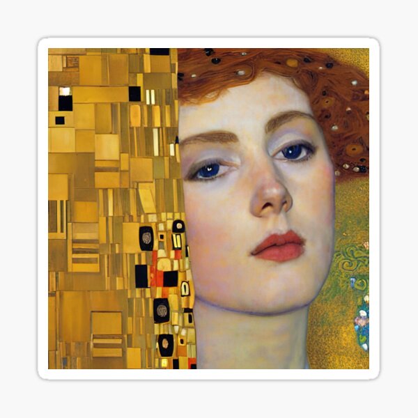 Aperçu de l'œuvre Gustav Klimt - Déesse créée et vendue par maniacfitness.