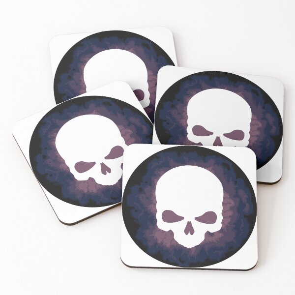 Item preview, Pixel Art Skull Purple Circle designed and sold by wolfkin-design.