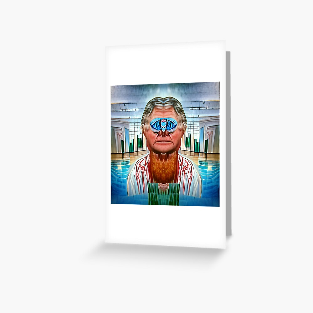 "Blind Metamorphosis painting" Greeting Card for Sale by ByterraArtech