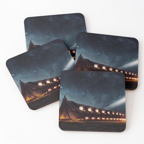 Item preview, Comet Over the Longhouse designed and sold by OccultDreams.