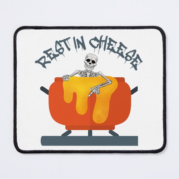 Item preview, Rest in Cheese, Funny Halloween, Cheese, Magical, Skeleton, Casual designed and sold by cutenevil.