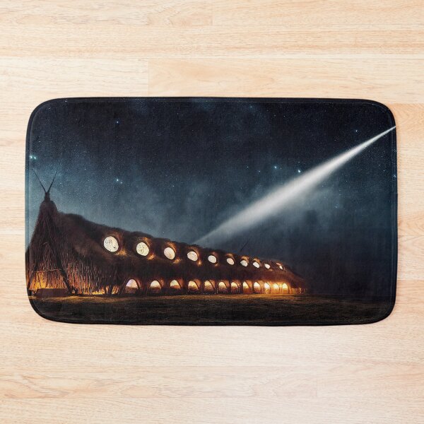 Item preview, Comet Over the Longhouse designed and sold by OccultDreams.