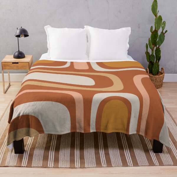 Item preview, Palm Springs Mid-Century Modern Abstract Pattern in Clay Putty Ochre Blush Earth Tones designed and sold by kierkegaard.