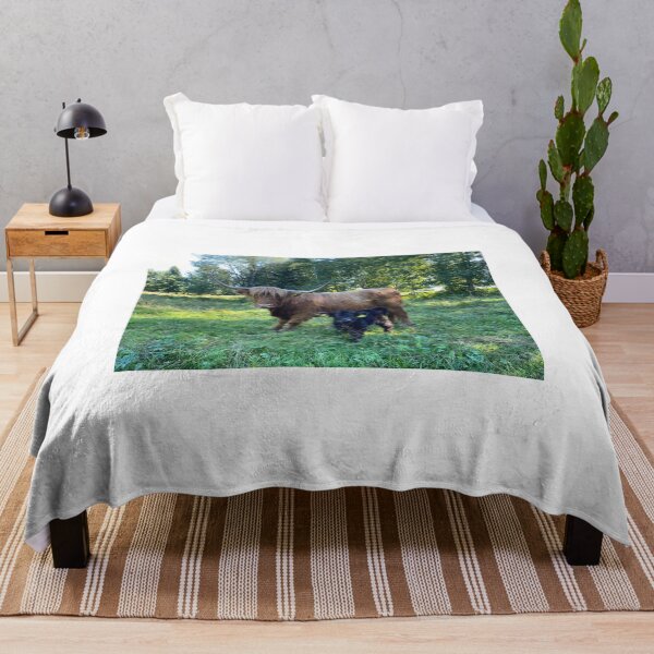 Item preview, Scottish Highland Cattle Cow and Calf 4050 designed and sold by SaarelaHighland.