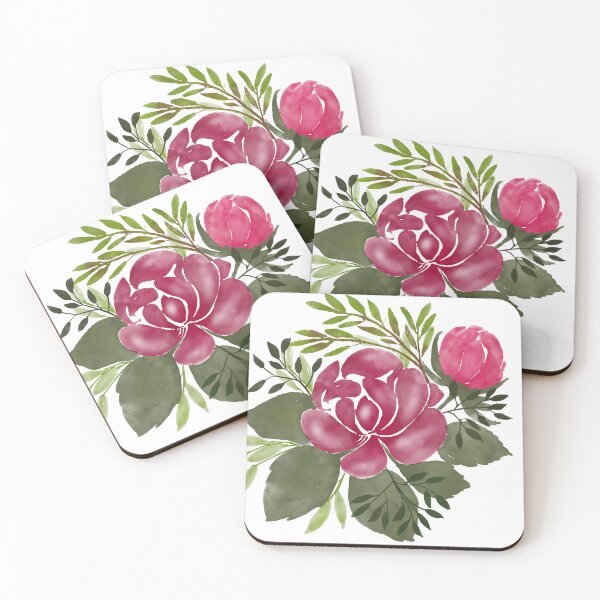 Item preview, Rose flower illustration flower bunch designed and sold by YasankaHemal.