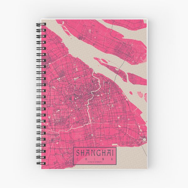 Item preview, Shanghai City Map of China - Blossom designed and sold by deMAP.