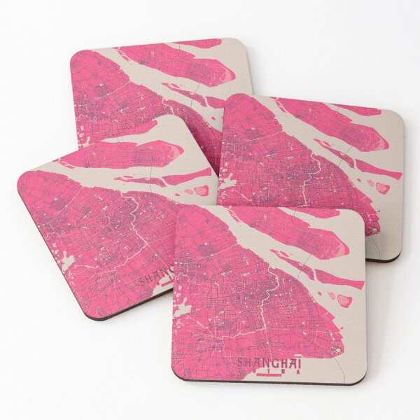 Item preview, Shanghai City Map of China - Blossom designed and sold by deMAP.