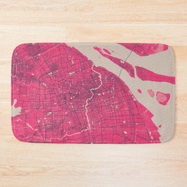 Item preview, Shanghai City Map of China - Blossom designed and sold by deMAP.
