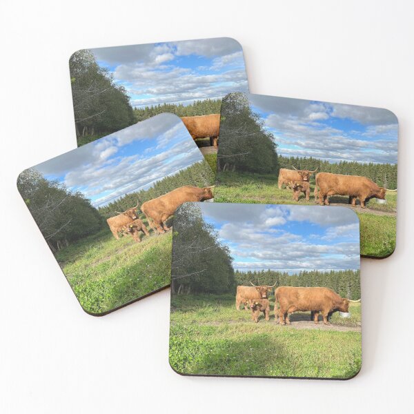 Artikelvorschau, Scottish Highland Cattle Cows and Calf 4053 entworfen und verkauft von SaarelaHighland.