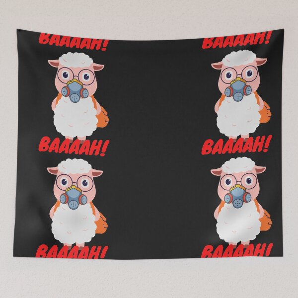 Item preview, Anti-mask masked sheep designed and sold by Isabelle Calisto.