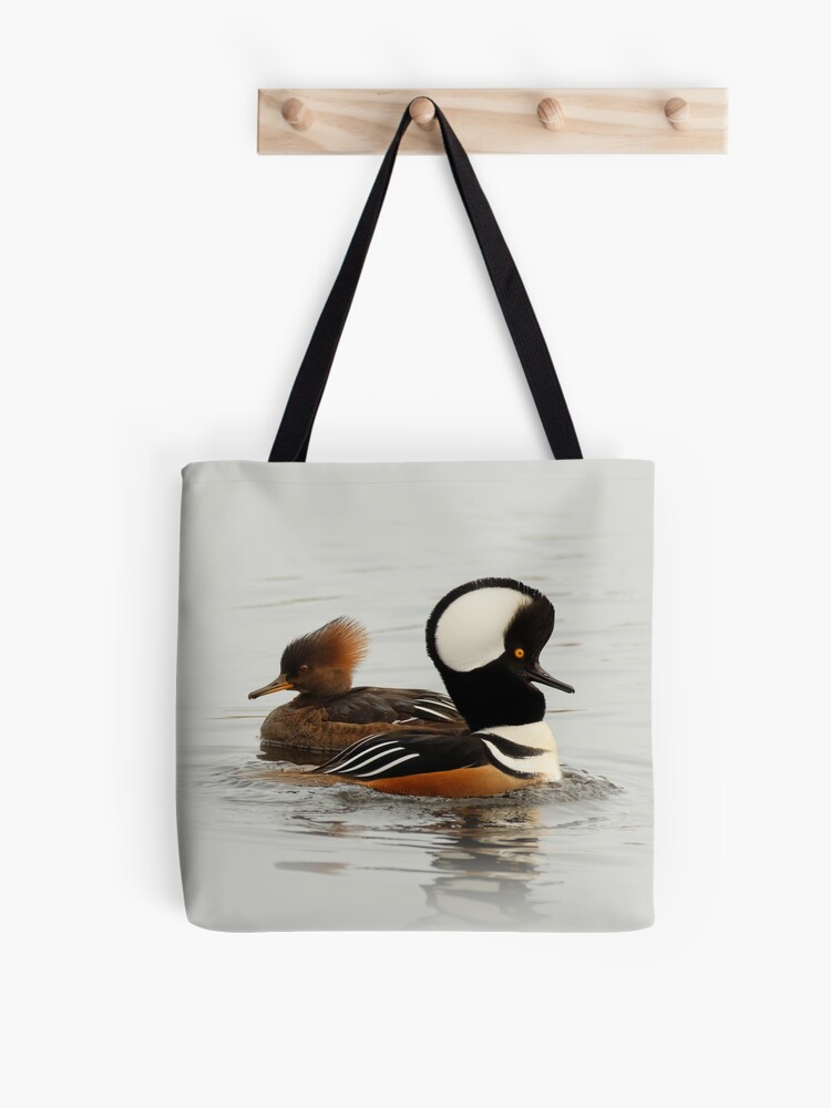 A Pair of Hooded Merganser Ducks | Tote Bag