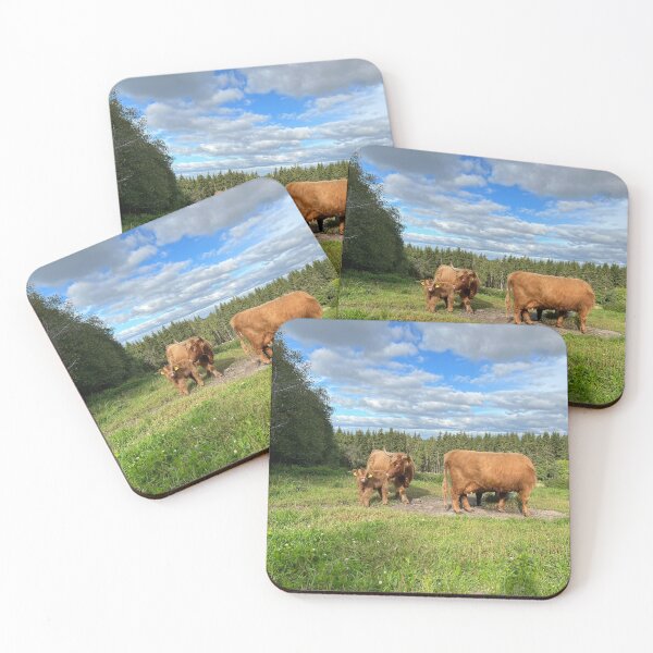 Item preview, Scottish Highland Cattle Cow and Calf 4055 designed and sold by SaarelaHighland.