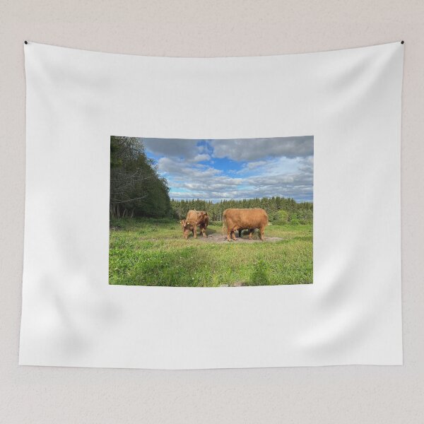 Item preview, Scottish Highland Cattle Cow and Calf 4055 designed and sold by SaarelaHighland.