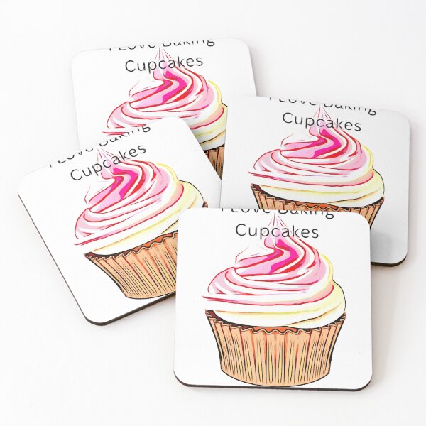 Item preview, I Love Baking cupcakes designed and sold by Puppy Paws.