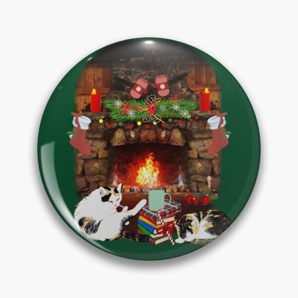 Item preview, Christmas Cats at the fire designed and sold by DAscroft.