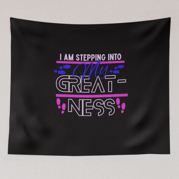 Item preview, I am stepping into my greatness{successful, achievement} designed and sold by Mammanation.