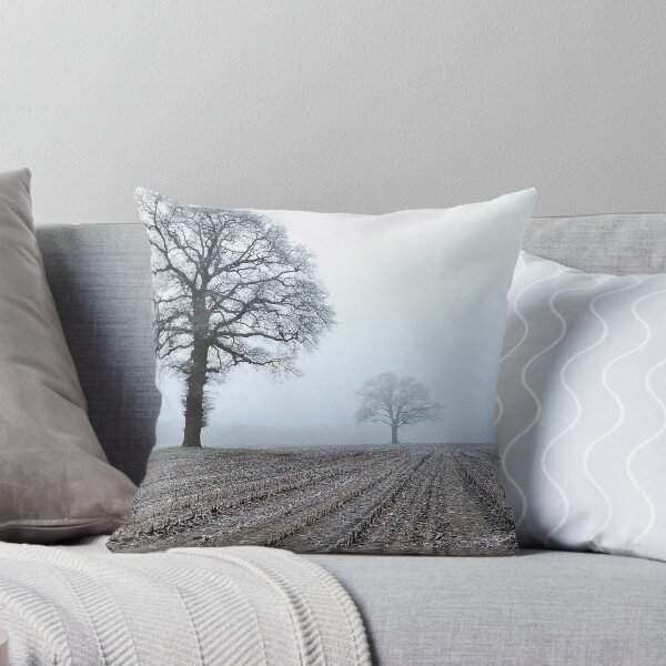 Item preview, Old oak-trees in winter morning mist designed and sold by jchanders.