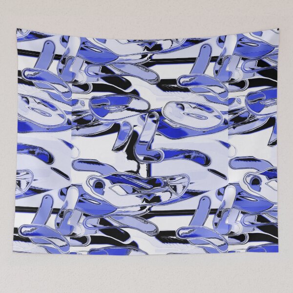 Item preview, A blue portrait designed and sold by Tiia Vissak.