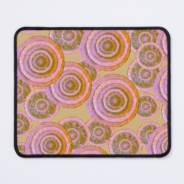 Item preview, Abstraction Strange Lilac Slices beige Background designed and sold by JeLoTall.