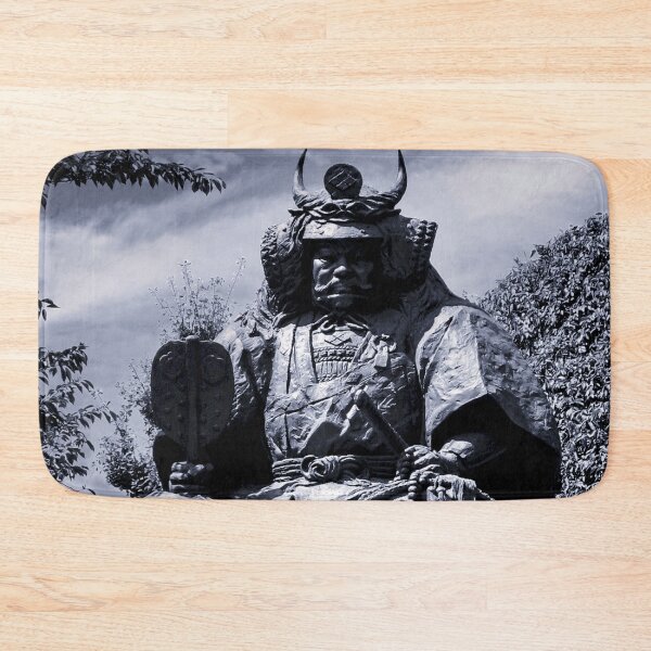 Item preview, Daimyo Takeda Shingen Statue Art Samurai Clan Art Print - Night Color designed and sold by XIX361ART.