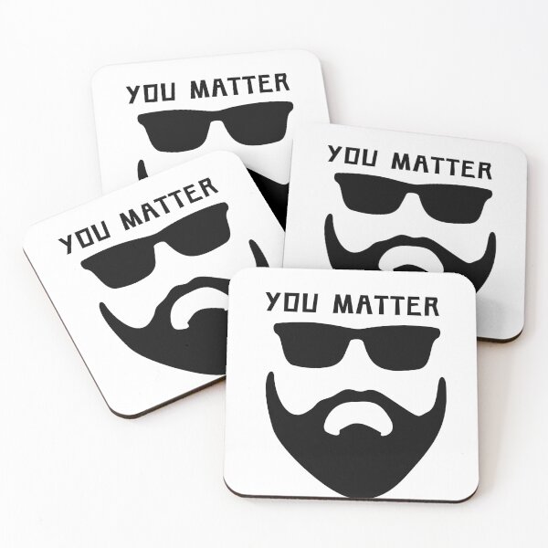 Item preview, you matter, beard man- sun shade designed and sold by Allklassy.
