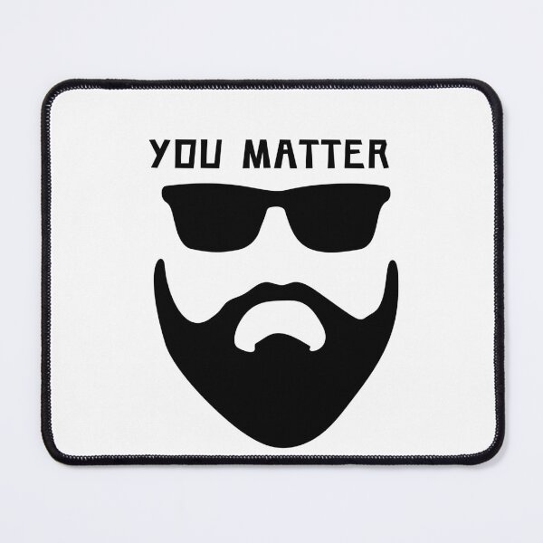 Item preview, you matter, beard man- sun shade designed and sold by Allklassy.