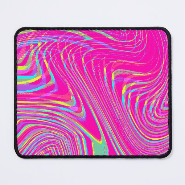 Item preview, Modern Liquid Swirl Abstract Pattern Square Vibrant Neon Tones and Hot Pink Multicolor Design.png designed and sold by theprintedclub.