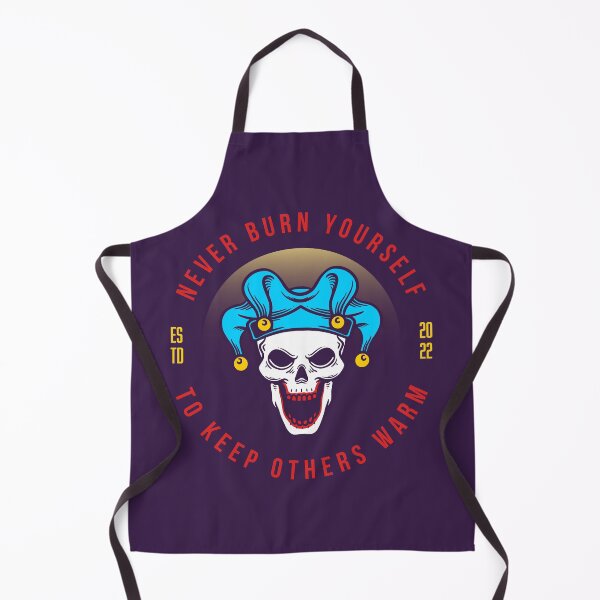 Item preview, Angry Blue Hat Skull Clown With Evil Big Smile Illustration designed and sold by rukurustudio.