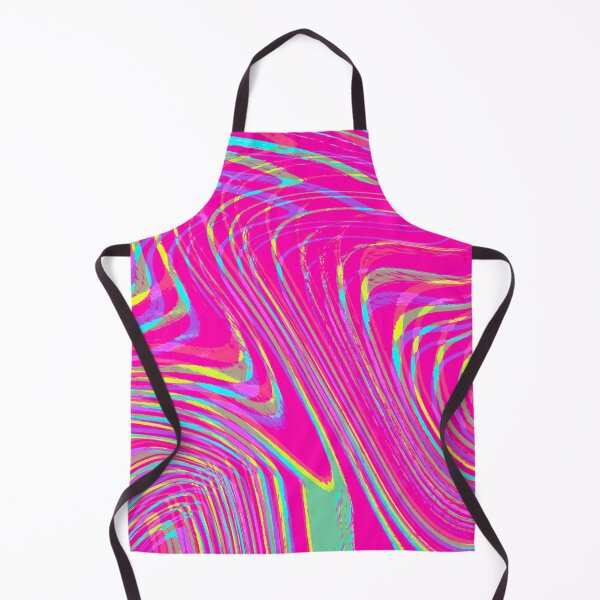 Item preview, Modern Liquid Swirl Abstract Pattern Square Vibrant Neon Tones and Hot Pink Multicolor Design.png designed and sold by theprintedclub.