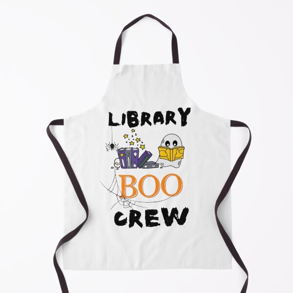Item preview, library boo crew halloween designed and sold by Inspirely.