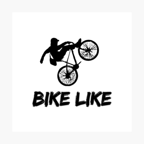 Bike life logo street style Photographic Print by comores22