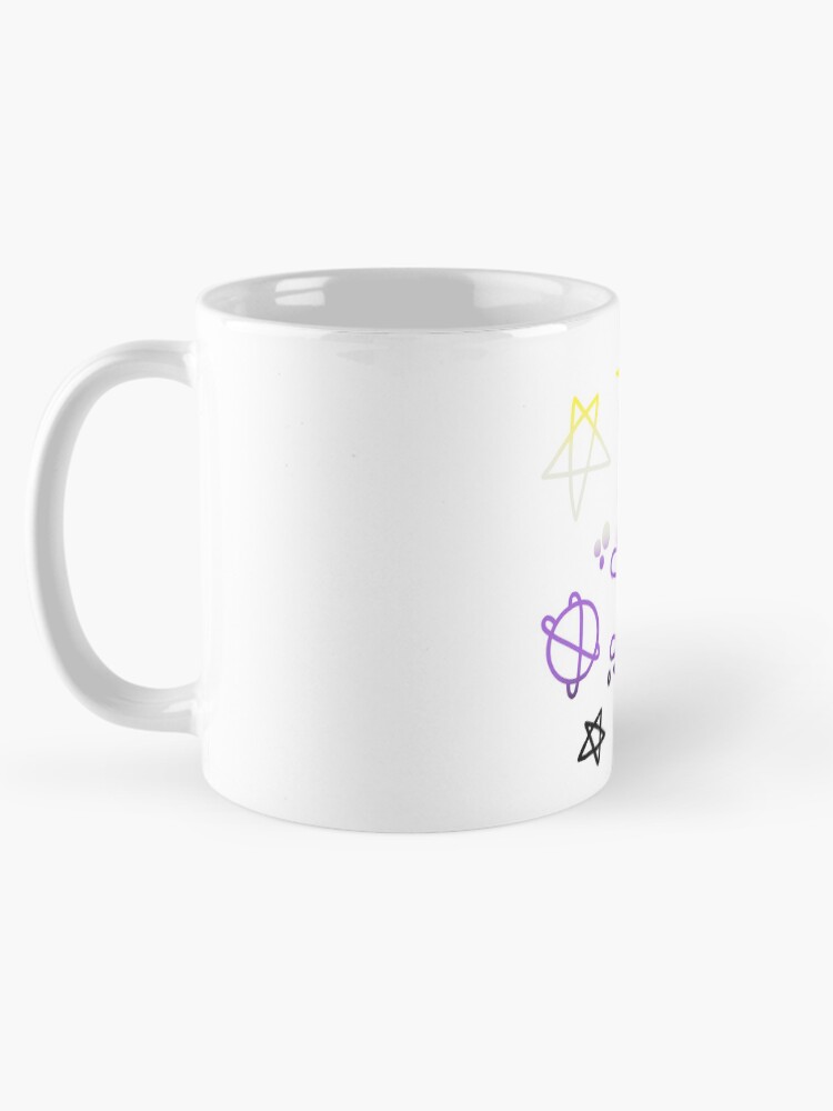 Thumbnail 5 of 6, Coffee Mug, Non-binary Gradient Galaxy designed and sold by Isabel-Jane.
