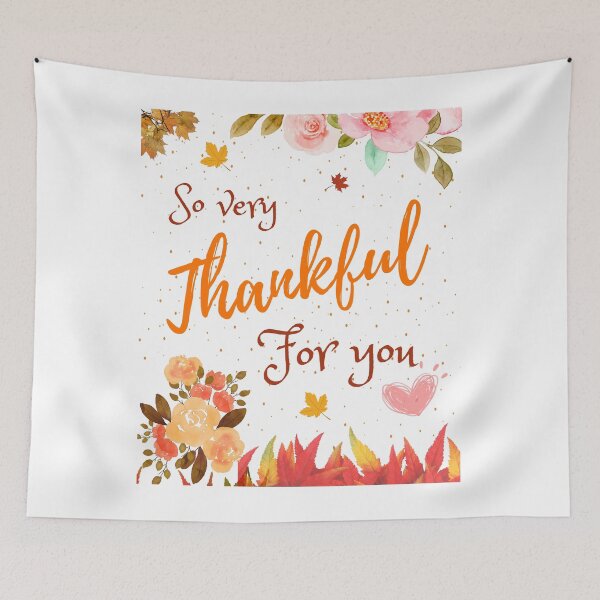 Item preview, So very Thankful for you floral background designed and sold by mark-taylor.