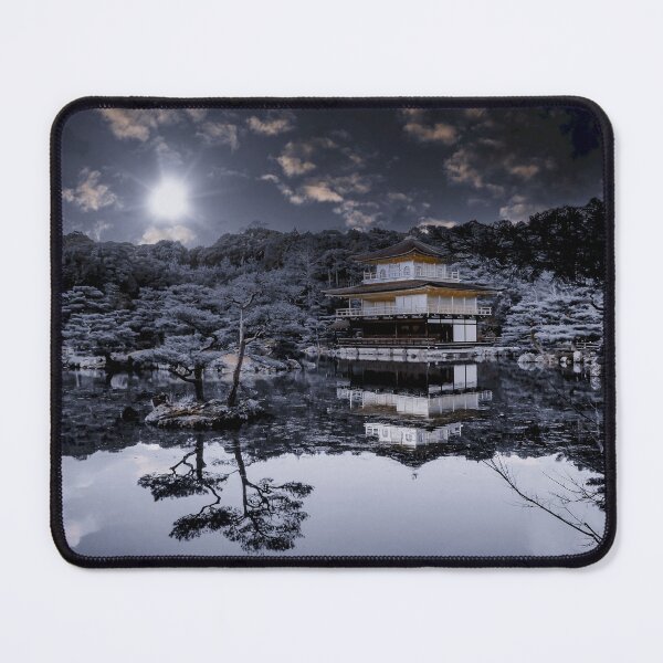 Item preview, Beautiful Kinkakuji Zen Gold Temple Kyoto Japan Nature Art - Night Color designed and sold by XIX361ART.