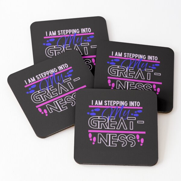 Item preview, I am stepping into my greatness{successful, achievement} designed and sold by Mammanation.
