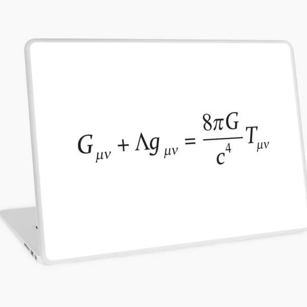 Einstein field equation Laptop Skin