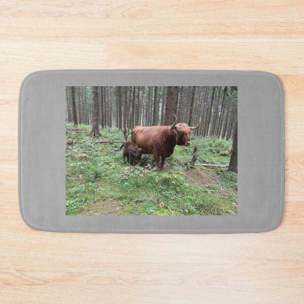 Item preview, Scottish Highland Cattle Cow and Calf 4064 designed and sold by SaarelaHighland.